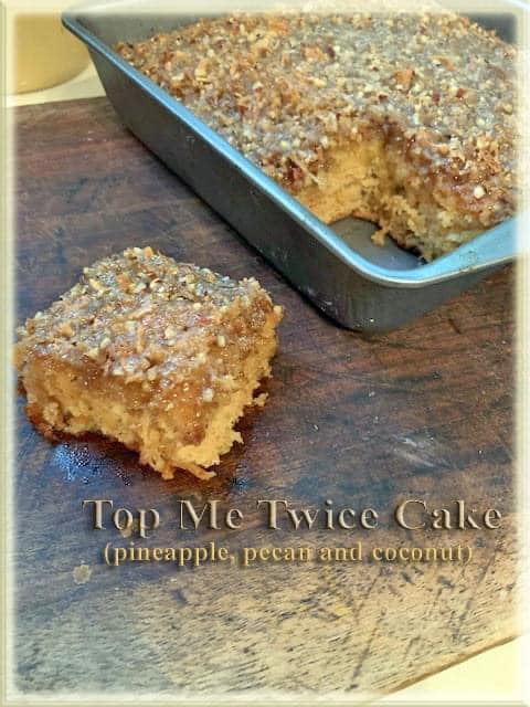 Top me twice Cake – vintage&nbsp;recipe